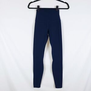 Lululemon Align Pant 28" Womens 2 Navy Blue High-Rise Yoga